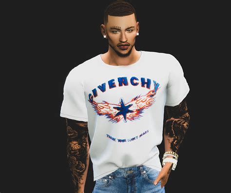 sims 4 givenchy shirt male|sims 4 Givenchy cc men.